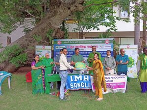 Received prize from commissioner of Sangli on this world environment day - ADITYA RAINBOW HOSPITAL | Sangli Miraj Road, Sangli