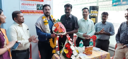 Dr. Mahesh Sale felicitated at Dr. Jankar Hospital, Sangola|ADITYA RAINBOW HOSPITAL|Sangli Miraj Road,Sangli